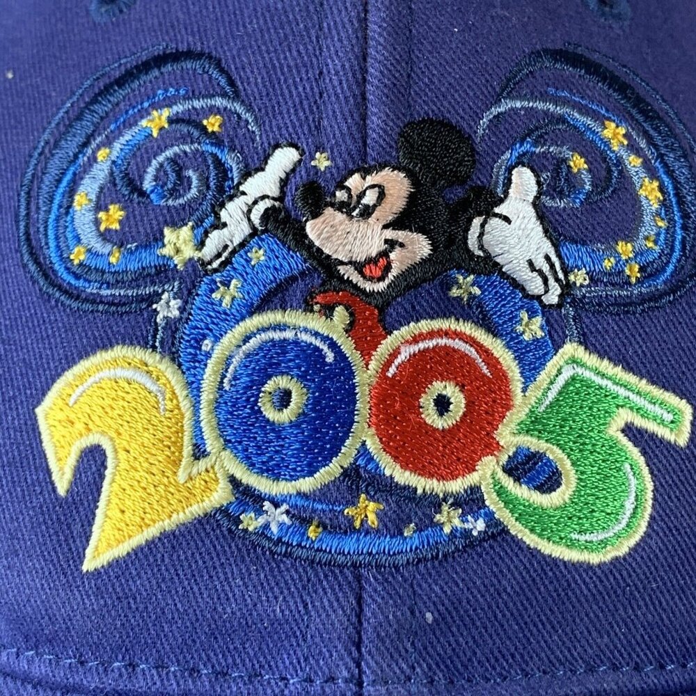 2005 Hat Where the Party Never Ends Baseball Cap Disneyland